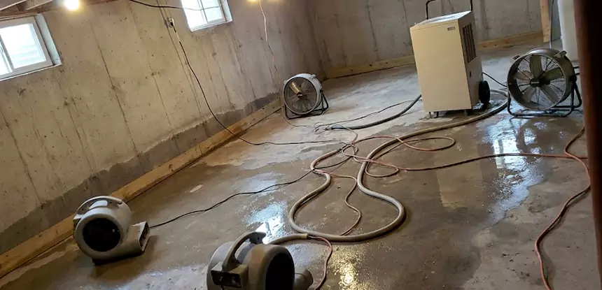 Large-Scale Water Damage Cleanup in Oakman